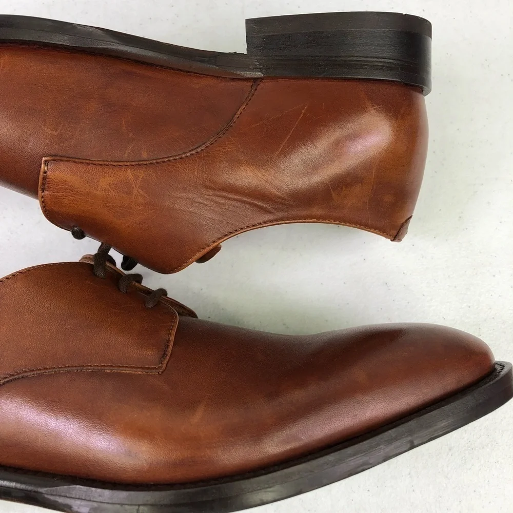 Vince Camuto Brown Leather Oxford Dress Shoes